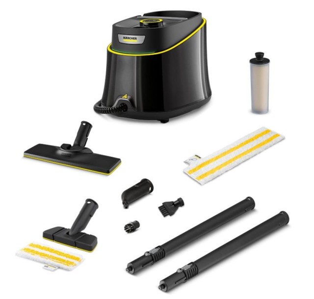 Пароочисник Karcher SC 3 Deluxe Anniversary Edition, 1900Вт, 1000мл, 3.5Бар, чорний