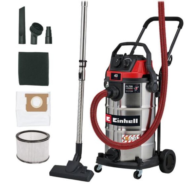 Пилосос професійний Einhell TE-VC 4090 SACL 1150Вт 225мБар 40л 10.1кг