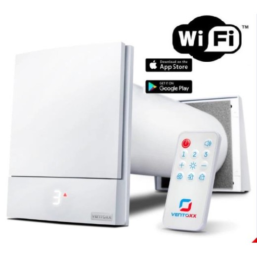 Рекуператор Ventoxx Harmony Smart 0,75м  пульт дистанційного керування Wi-Fi LED-індикація захисна кришка