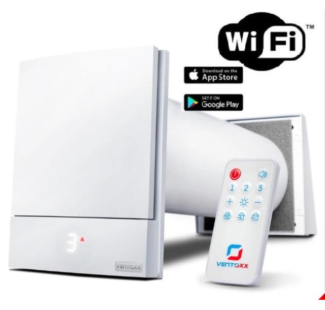 Рекуператор Ventoxx Harmony Smart 0,75м  пульт дистанційного керування Wi-Fi LED-індикація захисна кришка