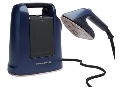 Відпарювач Russell Hobbs Genie Maestro, 1700Вт, 750мл, паровий удар -20гр, верт. відпарювання, керам. підошва, синій